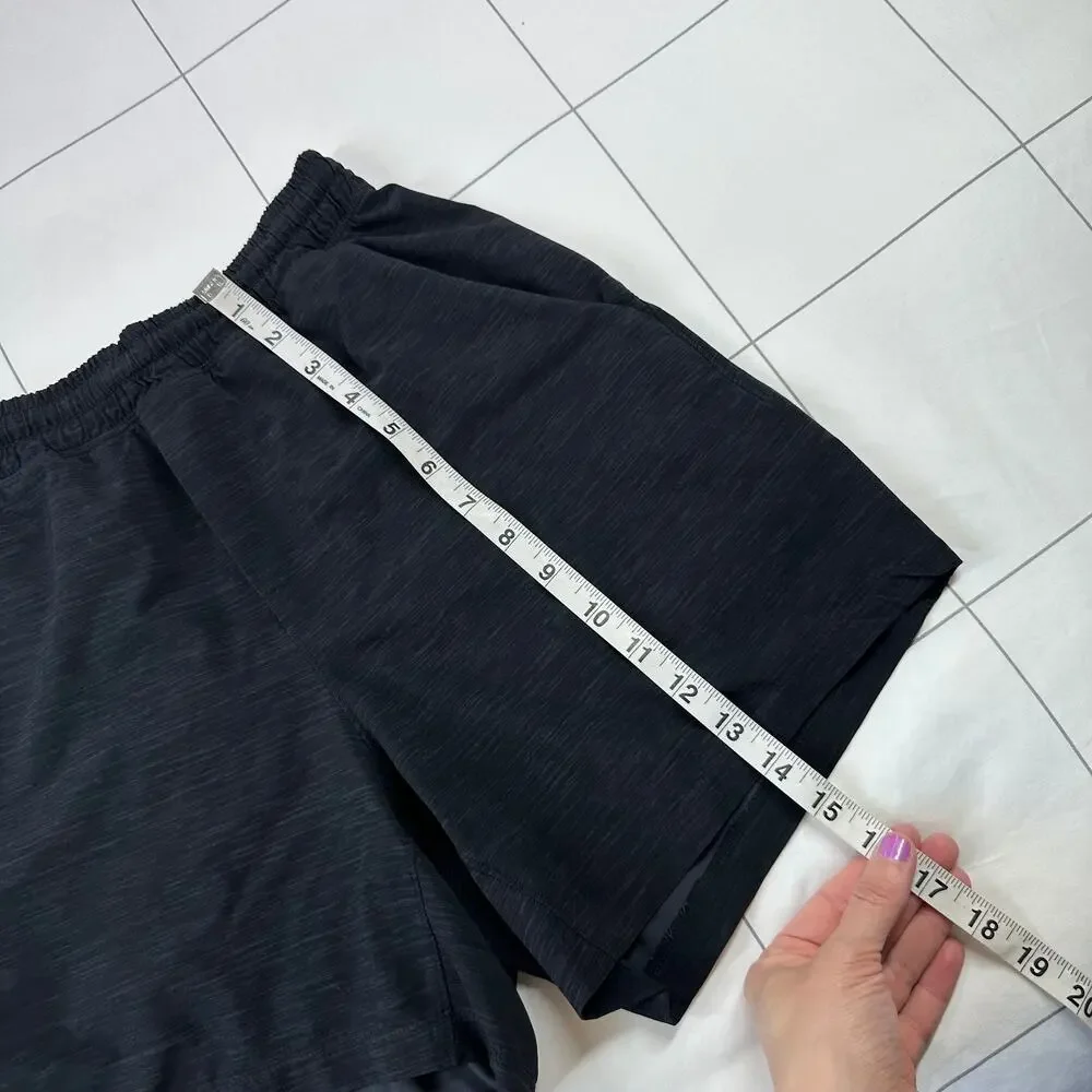 Lululemon Shorts Mens XS Black Pace Breaker Linerless Athletic 5